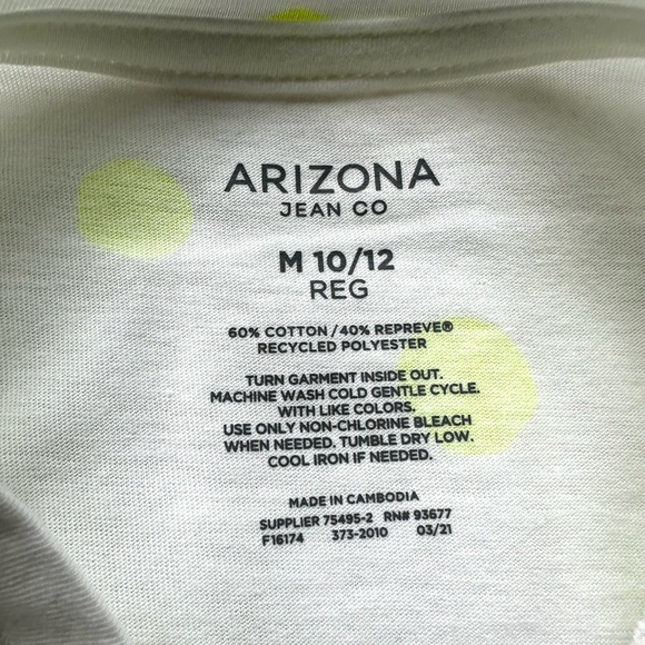 NWT Arizona Polka Dot Top Size 10/12 - Picture 7 of 8